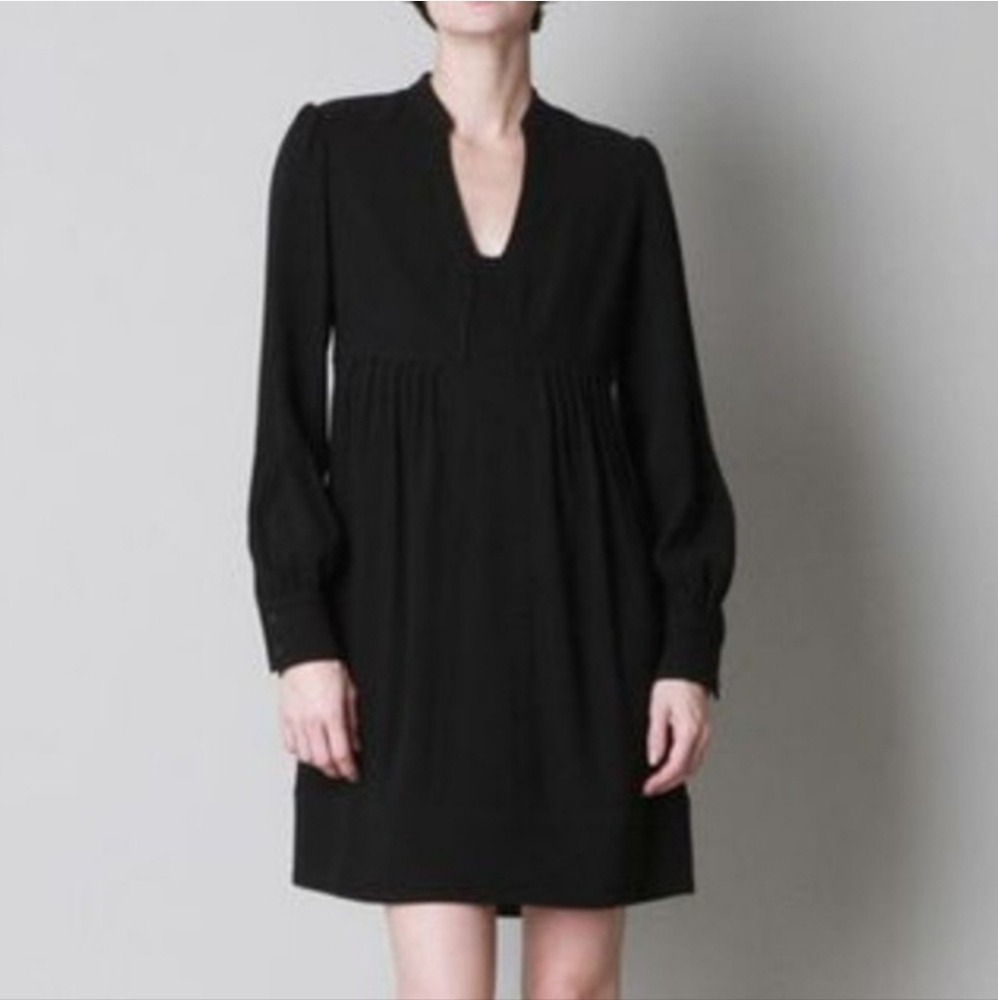 🖤Diane Von Furstenberg🖤 - Black Veda L/S Babydoll Dress